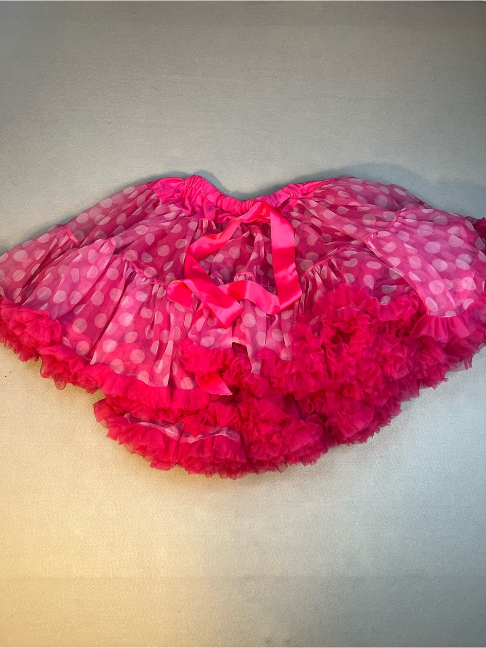 Belle Ame TuTu polka dot multi layer size XL pre teen